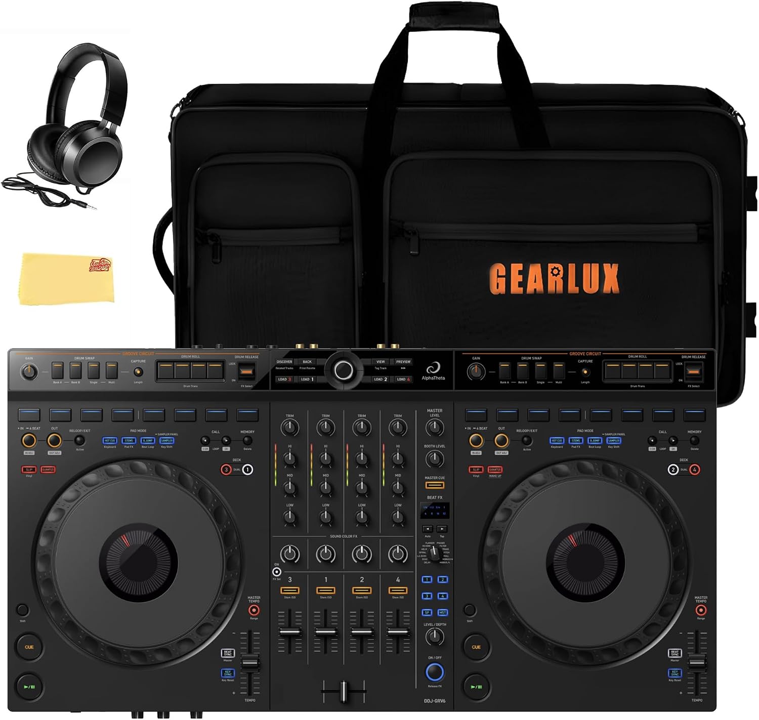 AlphaTheta DDJ-GRV6 4-Channel DJ Controller (Check price)